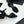 CC 25 Camellia Open Heel Sandals 50mm Black Sheepskin And Fabric 368811