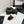 CC furry mule dark brown black suede and wool 532572