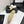 CC furry mule light beige black suede and wool 532577