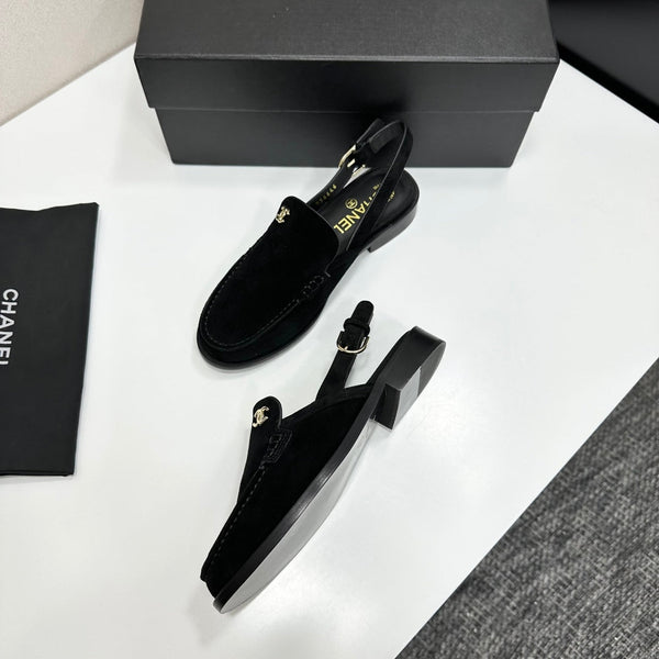 CC SS 2026 Pre Slingbacks Black Suede 630480