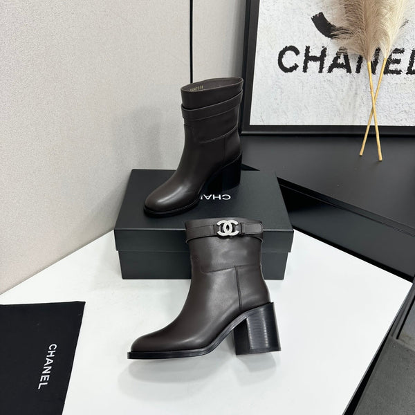 CC FW 2026 Ankle Boot Dark Coffee Cowhide 925669