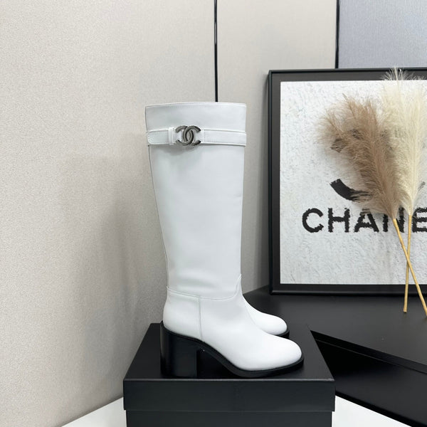 CC FW 2026 Long Boot White Cowhide 925681