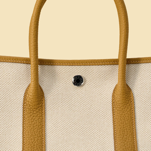 High-end Hermes 2026 Garden Party 23cm Bag Dutch Leather Canvas