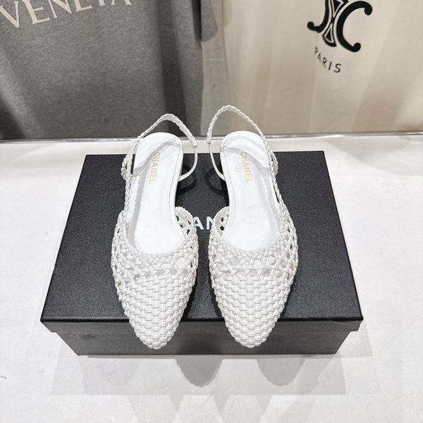 CC 26s Slingback Flat White Distinct Woven 888091