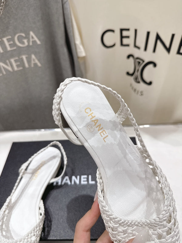 CC 26s Slingback Flat White Distinct Woven 888091