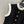 LV 25 Princess Seams Vest Black Polyester Cotton