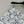 CC 25 Printed Denim Single-breasted Short Skirt Blue White Cotton