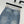 CC 25 Embroidered Midi Skirt Blue Denim Cotton
