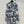 CD 25 Butterfly Coconut Print Shirt White Blue Cotton