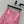 CC 25 Wave Pattern Long Skirt Pink Silk Cotton