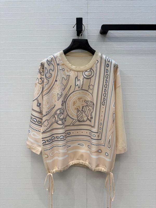 HM "Candy Libris" Long-Sleeve Beige Cotton Tencel