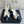 CC 26s Slingback White Black Embossed Lambskin 909544