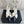 CC 26s Slingback White Black Embossed Lambskin 909544