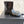 CC 26s Croc Embossed Ankle Boots Black Patent Leather 122039