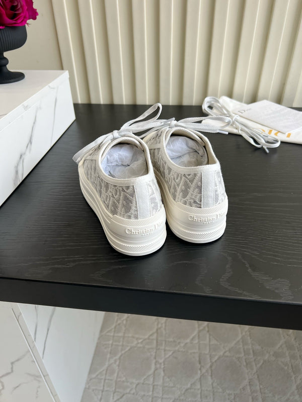 CD Dioriviera Walk'n'Dior Sneaker Grey White Cotton 851247