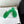Petal Anagram Slide in Green Soft Calfskin 273514