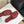 Petal Anagram Slide in Burgundy Soft Calfskin 273518