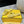 FF Baguette Yellow Leather Slide