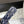 CD Dway Heeled Slide Deep Blue Mix Black White Embroidered Cotton