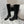 CD Belle-D Heeled Boot Black Lambskin