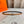 HM MAILLON H BELT BUCKLE & REVERSIBLE CIDER ORANGE LEATHER STRAP 13 MM SILVER HARDWARE