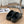 POOL GRAFFITI CROCS SLIDE SANDALS IN BLACK AND YELLOW RUBBER