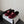 CC 26s Slip-On Mules Burgundy Black Fluffy Shearling Suede 969727
