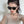 SQUARE SUNGLASS L8510 IN BLACK ACETATE FRAME