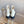 CC Zipper Ankle Boots 35mm White Sheeepskin 464550