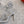 RC Flower Sandals Silver Sheepskin Rhinestones 328468
