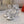 RC Flower Sandals Silver Sheepskin Rhinestones 328468