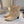 CC 25 Chunky High-heeled Ankle Boots Beige Calfskin 516659