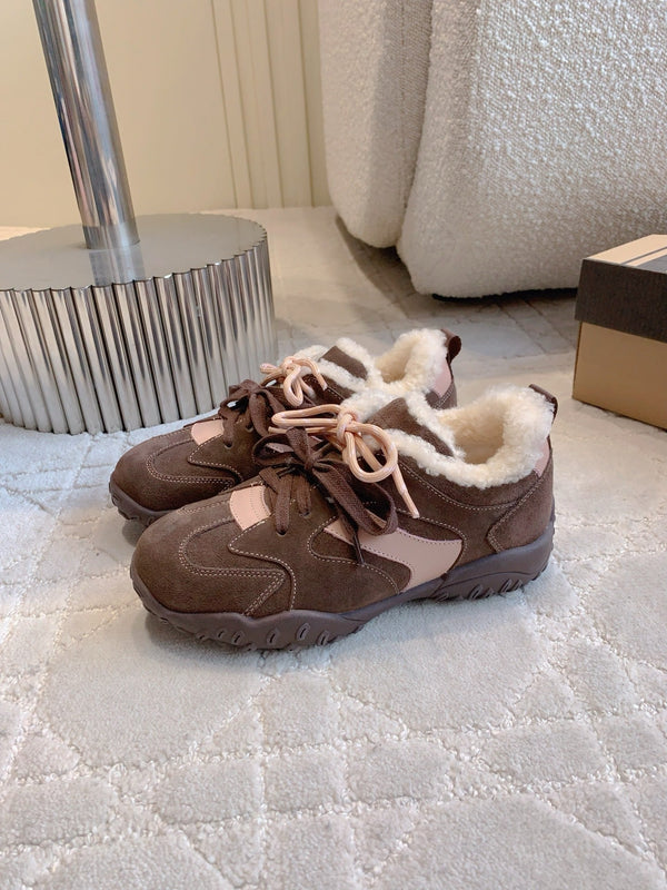 UGG Sneaker  Pink Suede and Fleece 516900