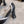 CC FW26 Square Cap Toe Slingback 8.5cm White Black Leather 723687