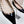 ROCKSTUD FLAT PUMP IN BLACK CALFSKIN