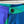 Pucci 26s Stella-Print Silk Pant Green Blue Silk 391095