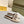 FENDI SIGNATURE MULE SLIDES IN WHITE FIBRE WITH BROWN EMBROIDERED LOGO