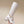 CC 24A Pearl Bow Knee-High Boots 65mm White Sheepskin 447464
