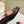 HM Mocassins Royal Loafers Black PInk Sheepskin 445011