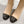 CC 24 FW Knee-High Boots with Chain 70mm Beige Black Cowhide 447185
