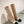 CC 24ss Fold-Over High Boots 40mm Beige Quilted Sheepskin 447475