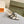 HIGH PUMP 45MM IN WHITE CALFSKIN WITH BLACK STRAPS