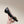Viv 25 Jewel Flats Black Imported Cowhide 241905