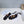 MM Strappy Split-Toe Ballerina Black Satin 893690