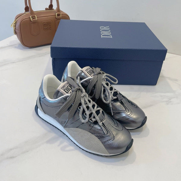 CD 26s D-Sketch Sneakers Grey Suede Lambskin 908094