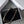 TRIOMPHE Compact Zipped Wallet Black Cowhide Leather