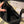 WAVE HOBO BAG 29 IN BLACK SUEDE
