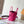 NEVERFULL BANDOULIÈRE INSIDE OUT BB 24 IN BROWN MONOGRAM CANVAS AND PINK CALFSKIN