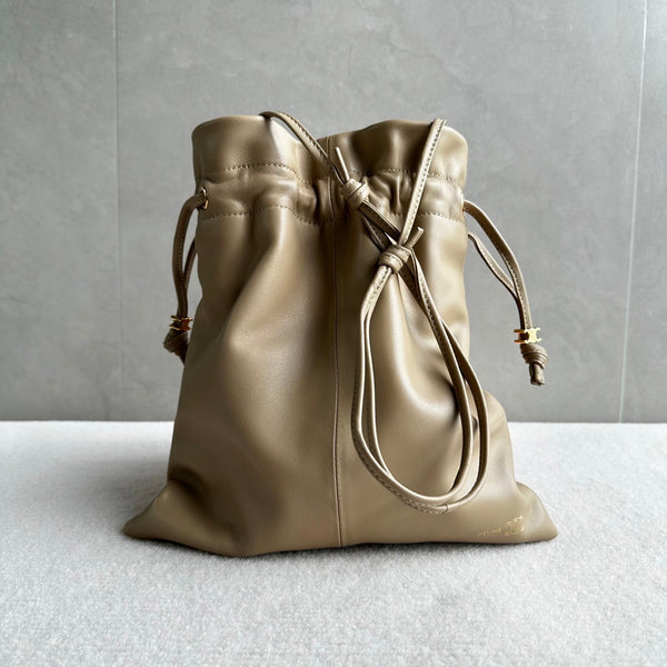 CL Crystal Pouch Taupe Lambskin