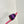dway heeled slide 35 purple red embroidered cotton